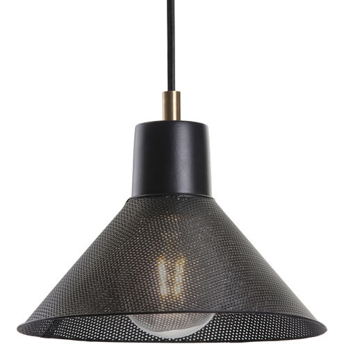 Meira 1 Light Matte Black Pendant Ceiling Light